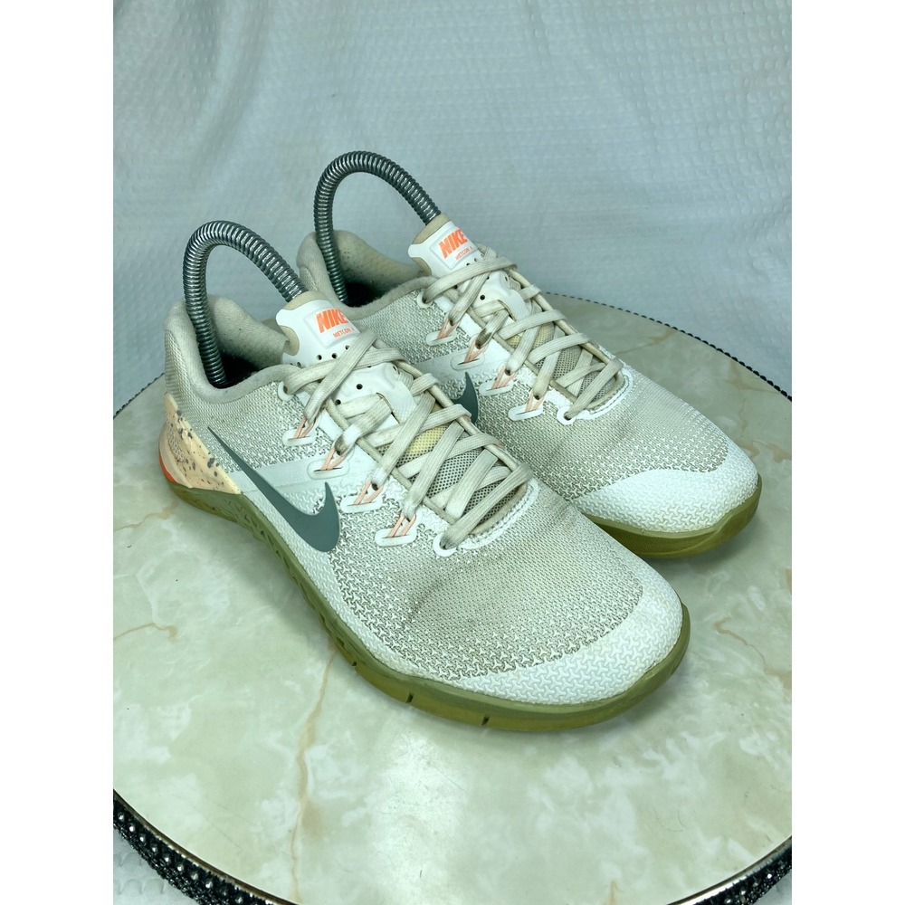 Nike Metcon 4 Training Shoes Womens 6 Sail Gum White Crossfit Running Sneakers